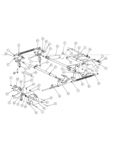 Lift Assembly (Nov.2003 And After) Diagram and Parts List for M48-KW 53BB5DAV750-19-HP Cub Cadet Lawn Tractor